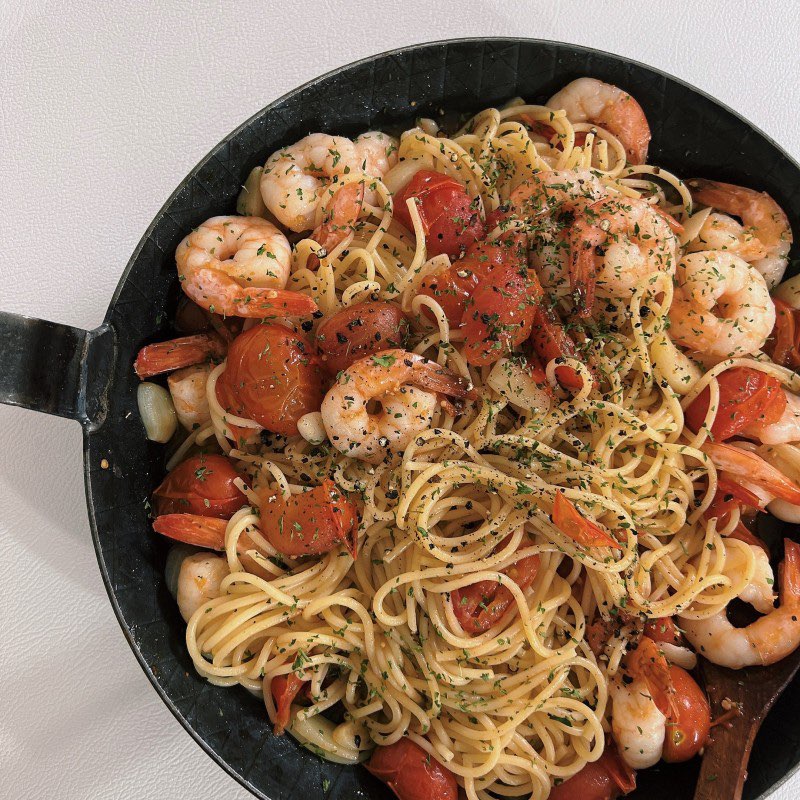 Công thức mì pasta tôm chuẩn vị Ý cực dễ làm ngay tại nhà - Ảnh 11